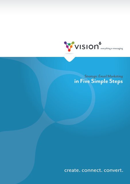 Strategic Email Marketing - In five simple steps - Vision 6