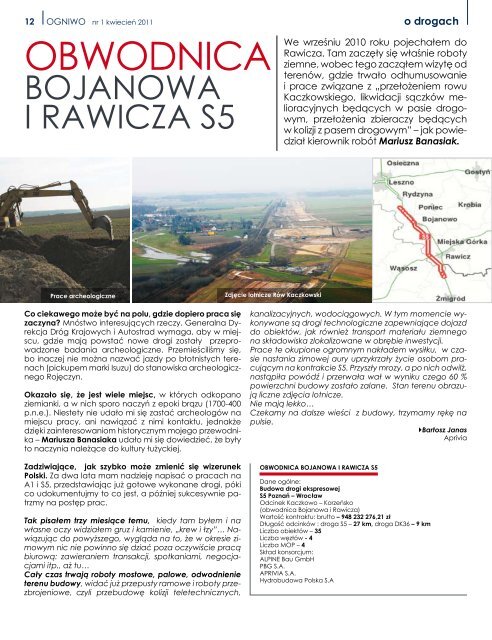 Zapraszamy do lektury "Inwestycje istotne dla Polski (kwiecieÅ 2011)"