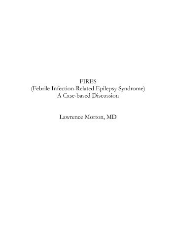 Febrile Infection-Related Epilepsy Syndrome - Virginia ...