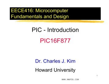 PIC - Introduction PIC16F877 - MWFTR