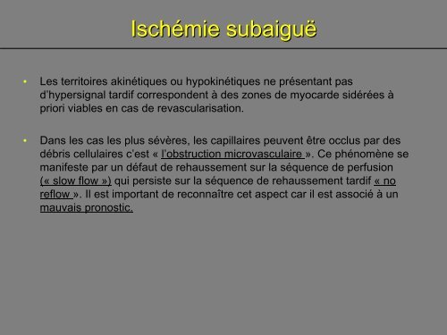 SÃ©quence de rehaussement tardif en IRM myocardique: techniques ...