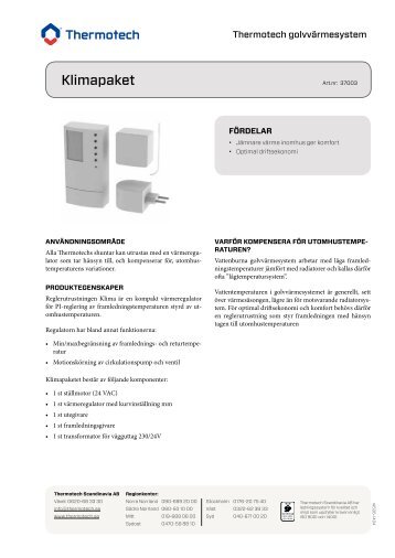 IA506-Klimapaket - Thermotech Scandinavia AB