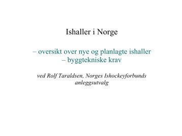 Ishaller i Norge