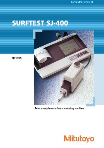 LINEAR SCALE ABS AT715 SuRfTEST Sj-400 - Mitutoyo ...