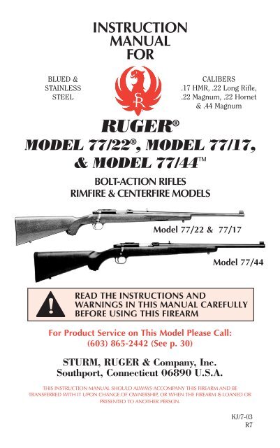 Model 77-22 Manual