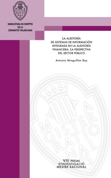 Auditoria Sistemas Informacion_ok.indd - La Sindicatura de Comptes