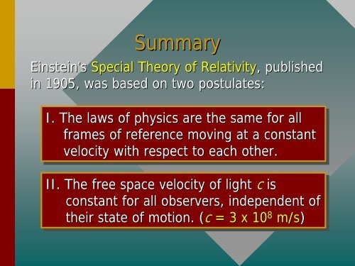 Chapter 38A -- Relativity