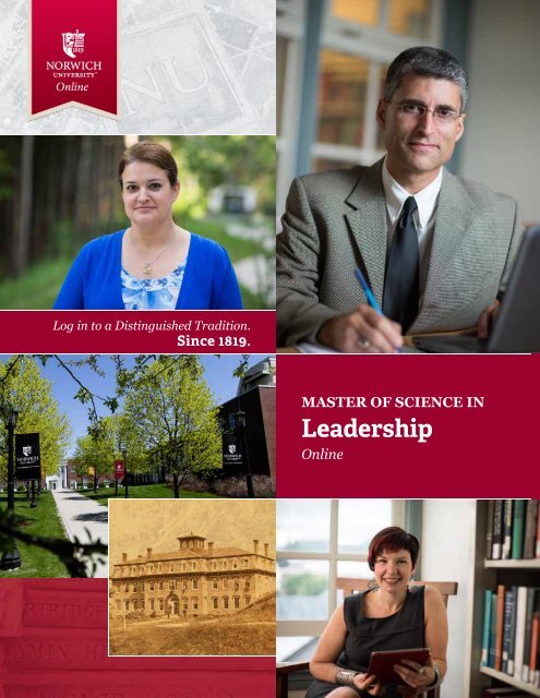 to download the brochure - Online Master of Science in Leadership ...