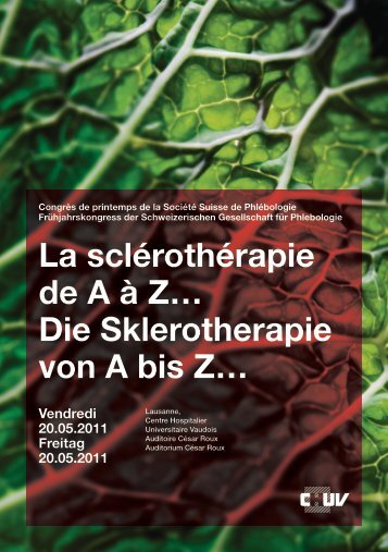 Download als PDF - Schweizerischen Gesellschaft für Phlebologie