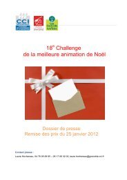 18 Challenge de la meilleure animation de NoÃ«l - CCI Grenoble