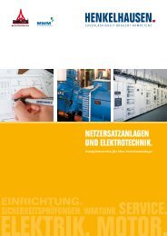 netzersatzanlagen und elektrotechnik. - Henkelhausen GmbH & Co ...