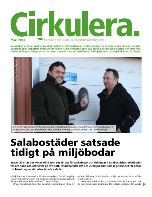 Cirkulera nyhetsbrev mars 2013 - VafabMiljö