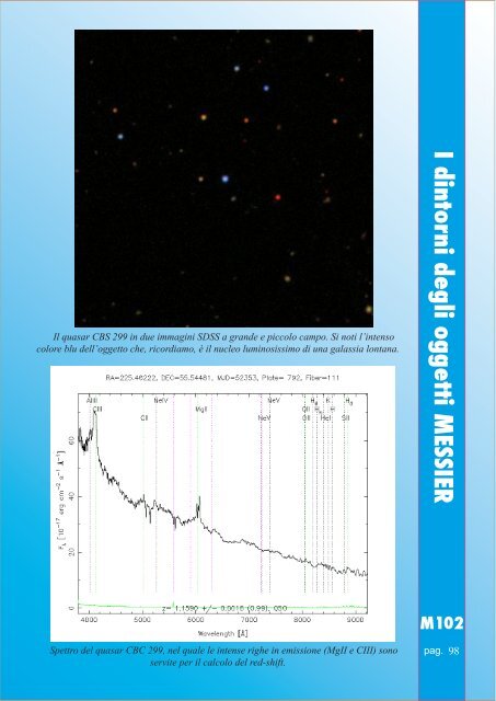 I dintorni degli oggetti MESSIER M102 - Vialattea