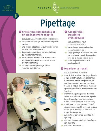 Laboratoire - Pipettage - Asstsas