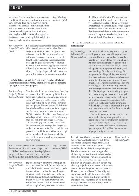 6/2011 Onoffkedjan i konkurs - Elektronikbranschen