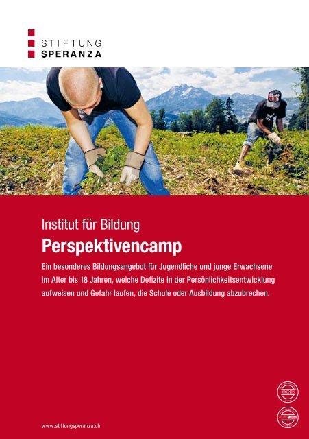 Perspektivencamp - Stiftung Speranza