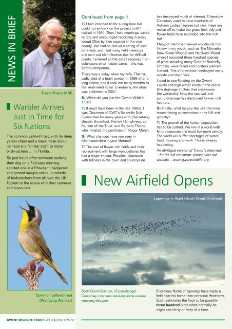 Wild About Gwent April 2012.pdf - Gwent Wildlife Trust