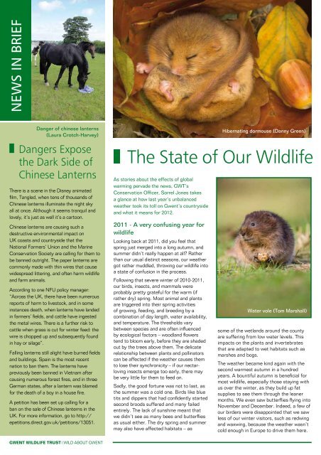 Wild About Gwent April 2012.pdf - Gwent Wildlife Trust
