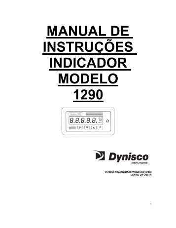 Indicador digital Dynisco 1290 - Digitrol