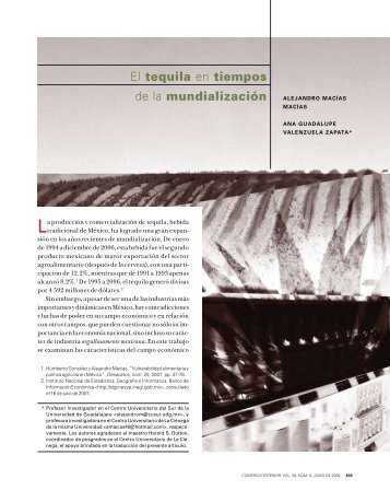 el tequila en tiempos de la mundialización - revista de comercio ...