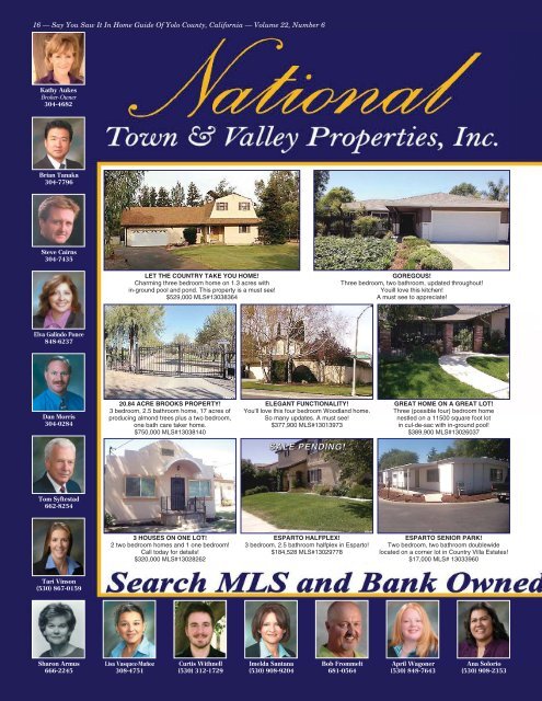 (530) 662-2121 - Home Guide of Yolo County, CA