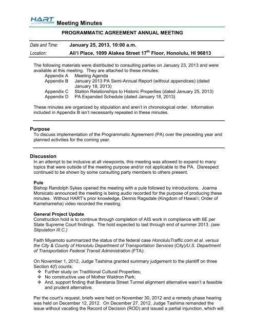 January 2013 PA Annual Meeting Minutes - Honolulu Rail Transit ...