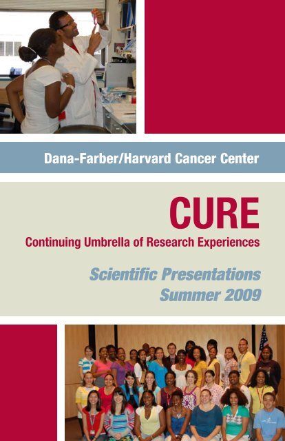 Scientific Presentations Summer 2009 - Dana-Farber/Harvard ...