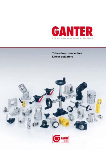 Tube clamp connectors Linear actuators - Ganter Griff