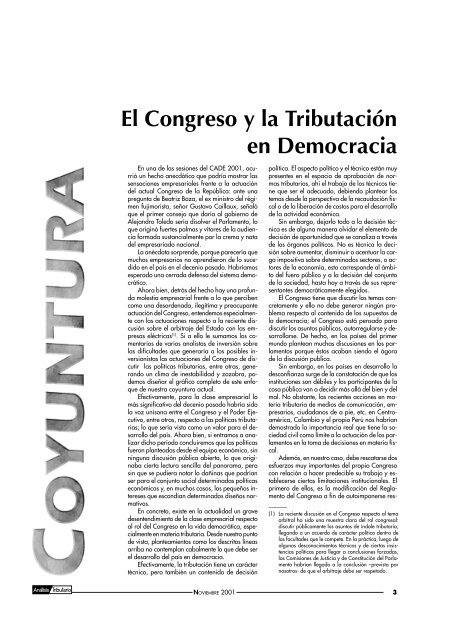 informe tributario - AELE