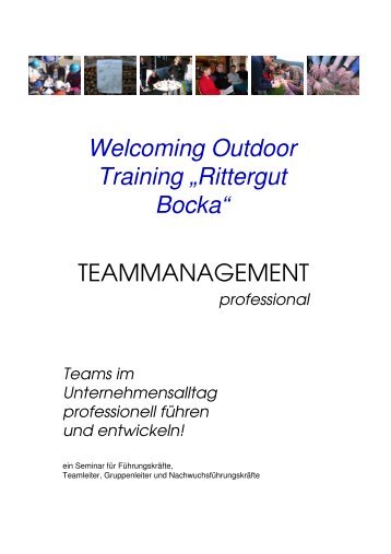 Rittergut Bocka - CvB Coaching