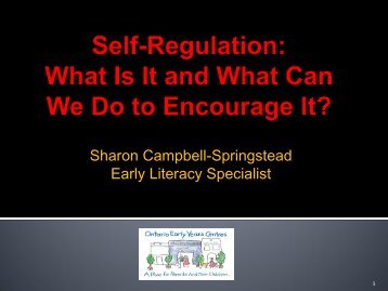 Self-Regulation-parent-presentation