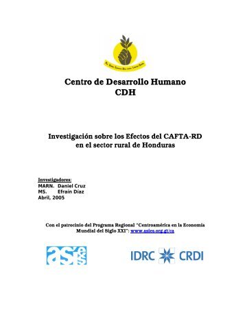 CAFTA y Deaarrollo Rural en Honduras - Territorios ...