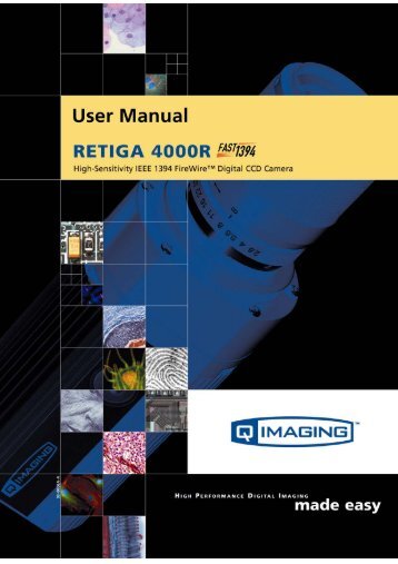 Retiga 4000R User's Manual - QImaging