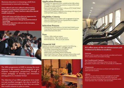 Programme Information (PDF) - OP Jindal Global University