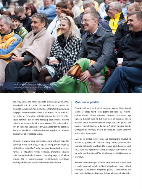 Reformikiri sÃ¼gis 2011(pdf, 7.7 MiB) - Reformierakond