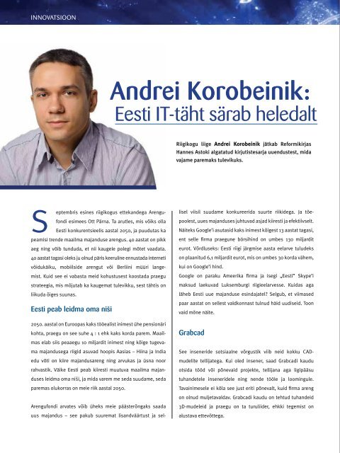 Reformikiri sÃ¼gis 2011(pdf, 7.7 MiB) - Reformierakond