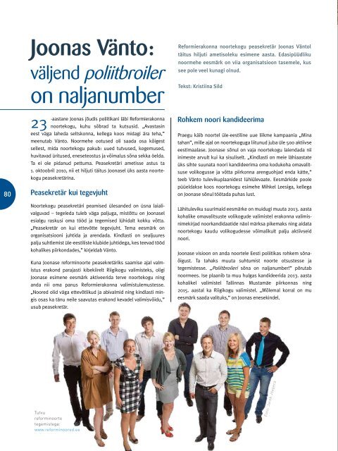 Reformikiri sÃ¼gis 2011(pdf, 7.7 MiB) - Reformierakond