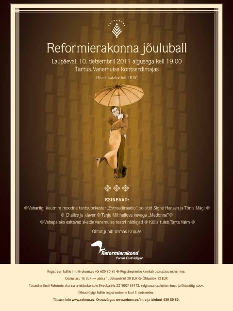 Reformikiri sÃ¼gis 2011(pdf, 7.7 MiB) - Reformierakond