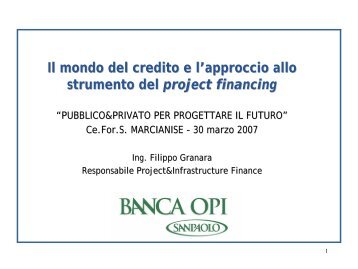 Filippo Granara responsabile Project - Audis