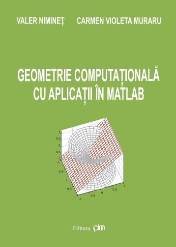 Geometrie computationala cu aplicatii in matlab - PIM Copy