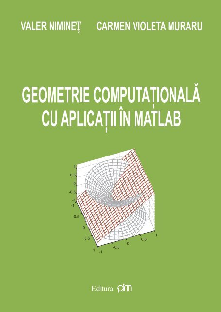 Geometrie computationala cu aplicatii in matlab - PIM Copy