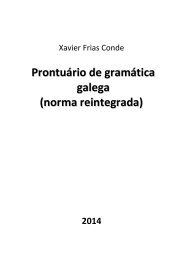 Prontuário de gramática galega (norma reintegrada)