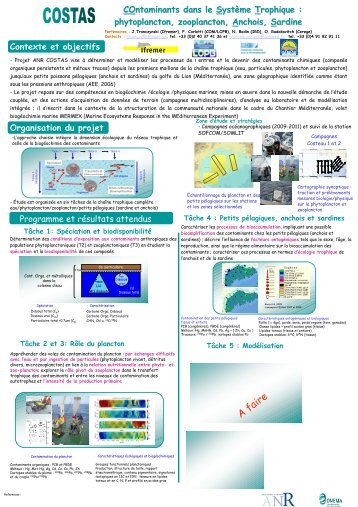 COSTAS : COntaminants dans le SystÃ¨me Trophique - IRD