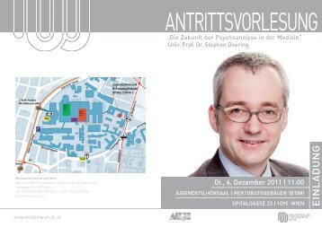 antrittsvorlesung - Termine-meduniwien.at