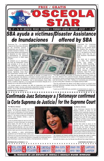 Noticias / News - El Osceola Star Newspaper