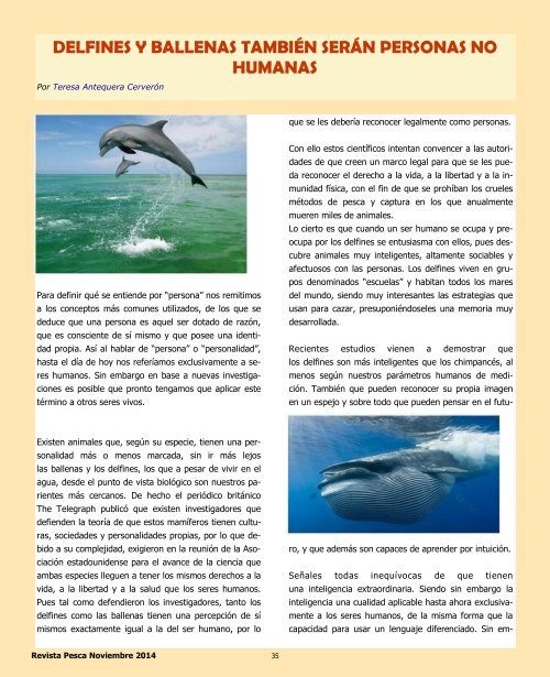 REVISTA PESCA NOVIEMBRE 2014