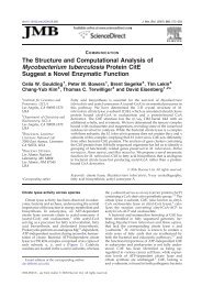 Goulding, The structure and computational, J. Mol. Biol ... - UCLA-DOE