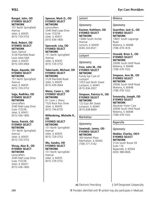 Provider Directory - Aetna Medicare