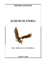 01 Schemi di storia 1000-1650 - Letteratura Italiana