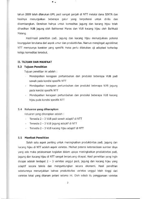 PROGRAM INSENTIF RlSET TERAPAN - KM Ristek